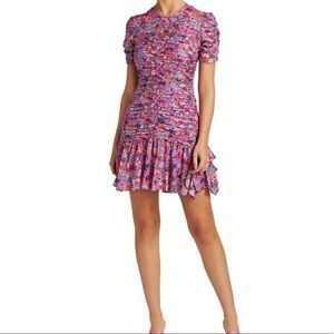 Tanya Taylor Ruffle Mini Dress size 4